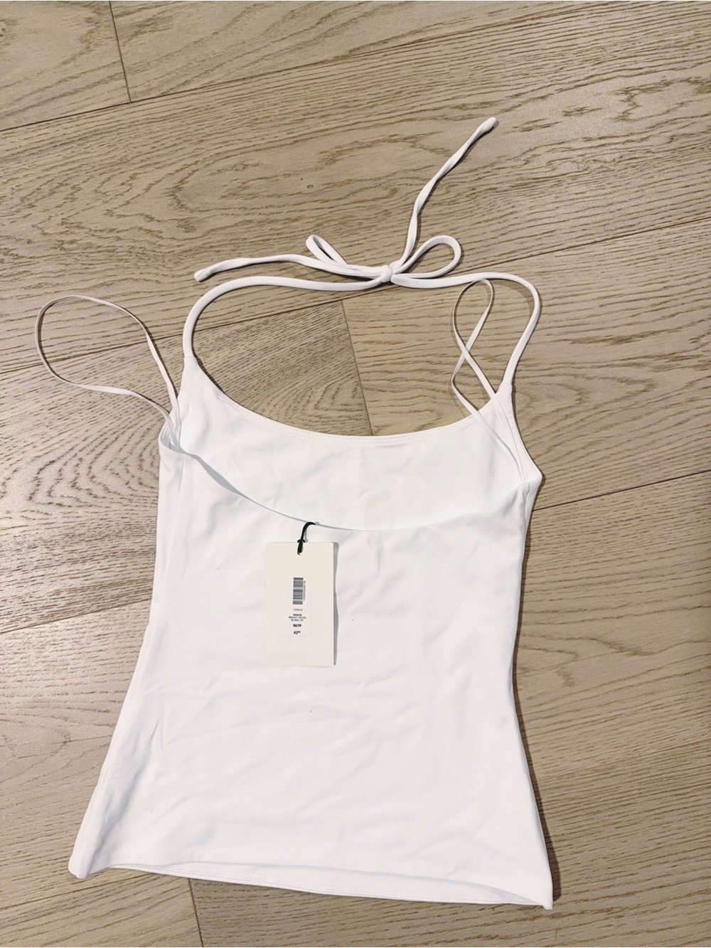 NWT 125643 Aritzia Grace bright white XS